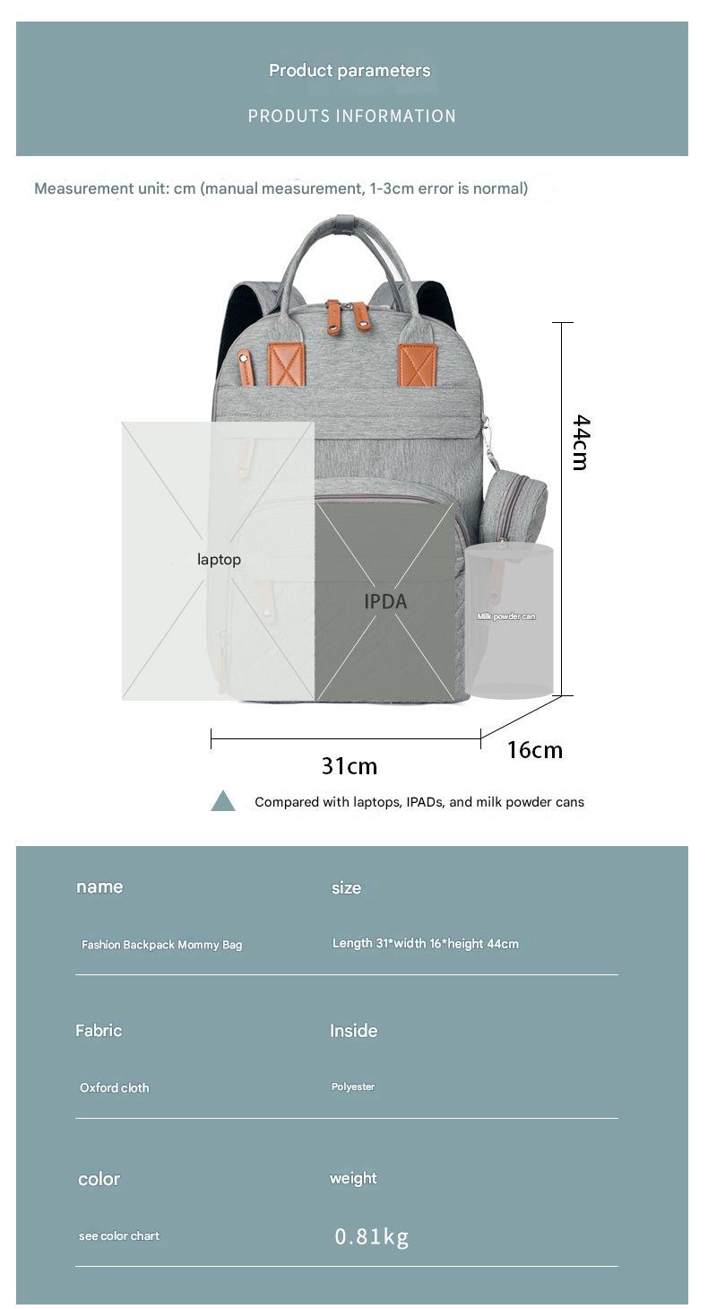 Ultimate Travel Diaper Bag Backpack – USB Charging, Waterproof & Stroller-Ready | Large Capacity Mummy Bag