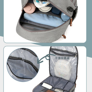 Ultimate Travel Diaper Bag Backpack – USB Charging, Waterproof & Stroller-Ready | Large Capacity Mummy Bag