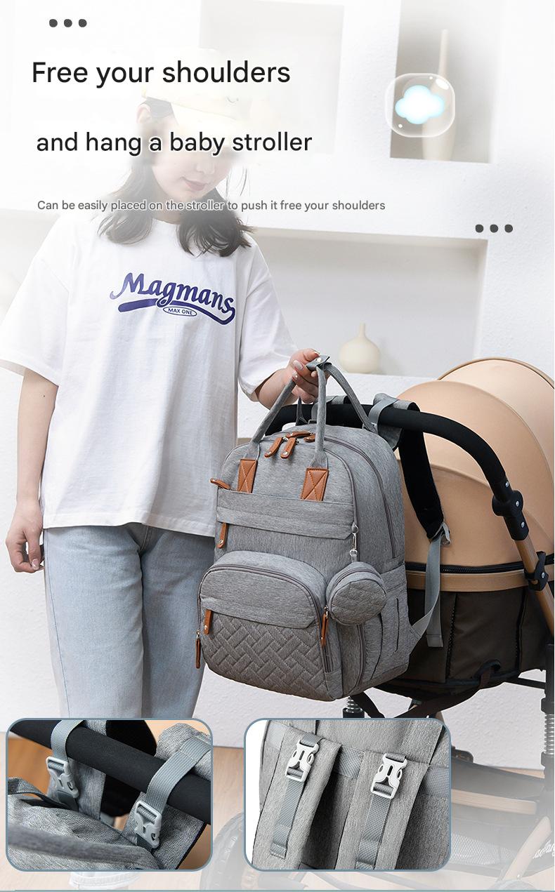 Ultimate Travel Diaper Bag Backpack – USB Charging, Waterproof & Stroller-Ready | Large Capacity Mummy Bag