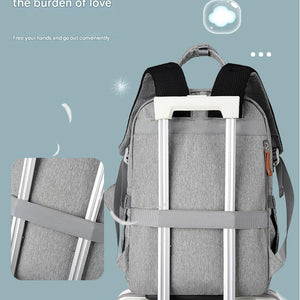 Ultimate Travel Diaper Bag Backpack – USB Charging, Waterproof & Stroller-Ready | Large Capacity Mummy Bag