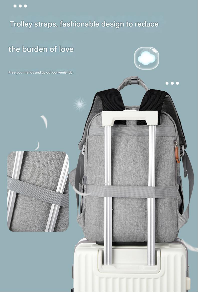 Ultimate Travel Diaper Bag Backpack – USB Charging, Waterproof & Stroller-Ready | Large Capacity Mummy Bag