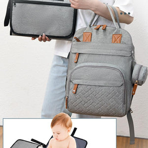 Ultimate Travel Diaper Bag Backpack – USB Charging, Waterproof & Stroller-Ready | Large Capacity Mummy Bag