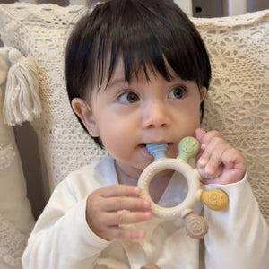 Soft Silicone Baby Teether – BPA-Free, Easy-Grip Design for Teething Relief | Safe & Non-Toxic